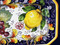 Tuscan Lemons Grapes Octagonal Serving Platter