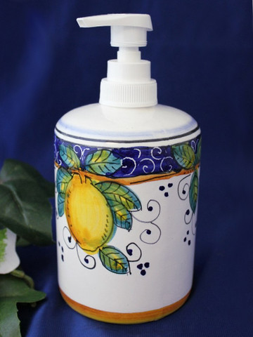 Deruta Alcantara Lemon Soap Pump