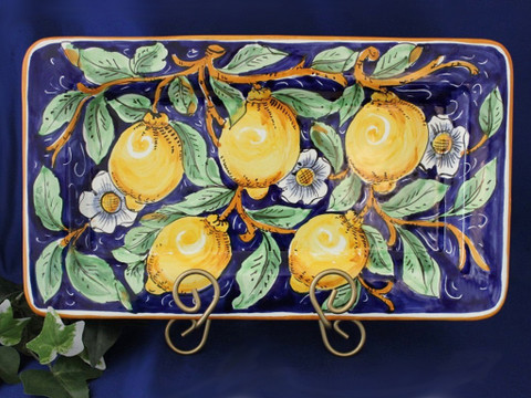 Tuscan Lemons Serving Platter