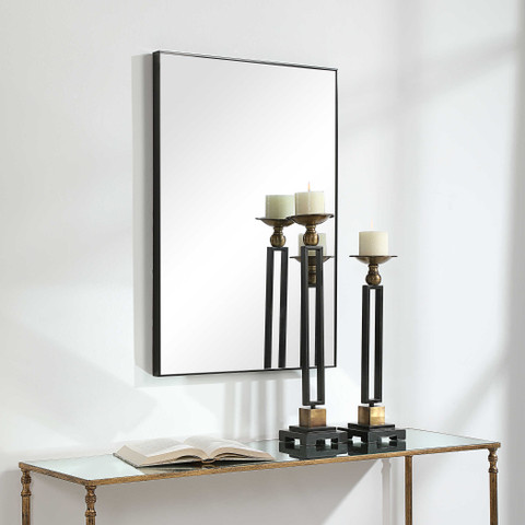 Sofia Rectangular Mirror Black