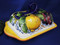 Italian Lemons Grapes Butter Dish