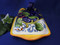 Italian Lemons Grapes Butter Dish
