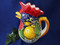 Italian Rooster Pitcher, Tuscan Lemons Rooster Pitcher