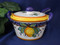 Deruta Tuscan Lemons Cheese Bowl, Deruta Tuscan Lemons Sugar Bowl