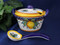 Deruta Tuscan Lemons Cheese Bowl, Deruta Tuscan Lemons Sugar Bowl