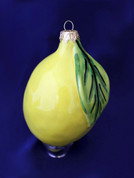 Vietri Italian Ceramic Lemon Christmas Ornament
