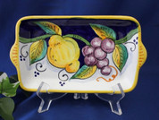 Deruta Grape Lemon Tray