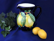 Italian Ceramic Lemon Pitcher, Tuscany Pitcher
