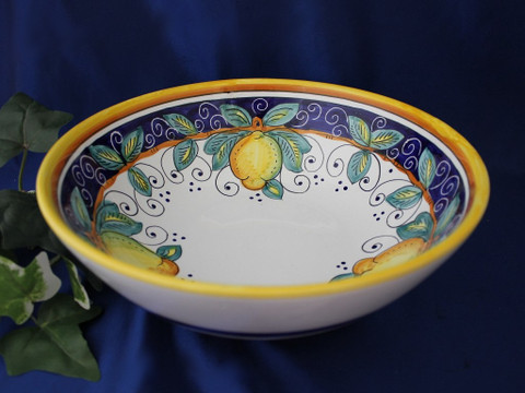 Deruta Lemon Serving Bowl