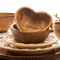 Wooden Heart Bowls, Wooden Love Heart Bowls