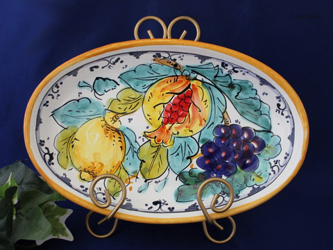 Tuscan Fruit Serving Dish