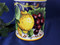 Tuscan Lemons Grapes Biscotti Jar Canister