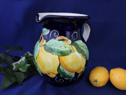 Italian Ceramic Lemon Pitcher, Amalfi Pitcher