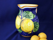 Italian Ceramic Lemon Pitcher, Tuscany Pitcher