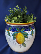 Deruta Alcantara Lemon Cachepot Planter