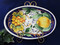 Tuscan Lemons Grapes Serving Dish
