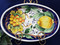Tuscan Lemons Grapes Serving Dish