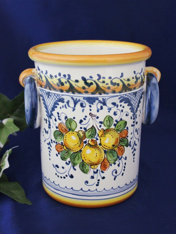 Limoncini Italian Lemons Utensil Holder Wine Cooler