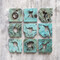 Naturali Wooden Wall Panels Turquoise