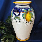 Deruta Lemon Vase