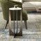 Verona White Marble & Iron Table