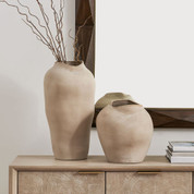 Aura Indoor-Outdoor Vases, Tuscan Style Vase