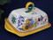 Deruta Italy Raffaellesco Butter Dish, Deruta Butter Dish