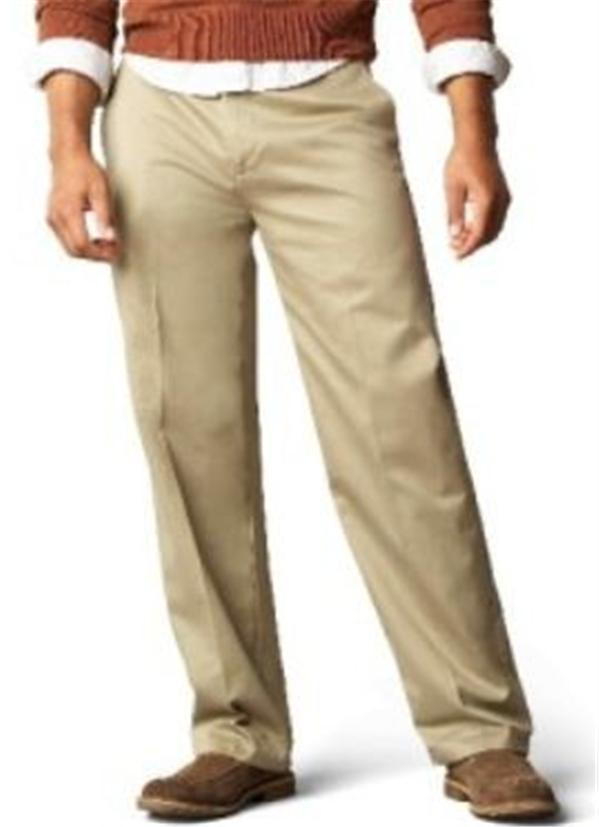 Mens Dockers D3 Sharp Khaki Classic Fit No Wrinkle Pants