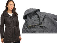 MARC NEW YORK ANDREW MARC QUILTED HOODED JACKET 