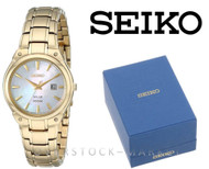 Seiko Core SUT130 Gold-Tone Stainless Steel Mother of Pearl Watch