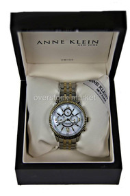 Anne Klein Two Tone Mother Pearl Stainless Watch 12/2149WMTT 