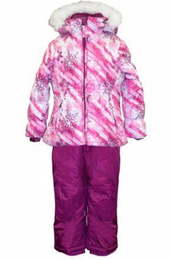 Weatherproof Girls Winter Coat Bib Pant Set Ski Boarder Snow
