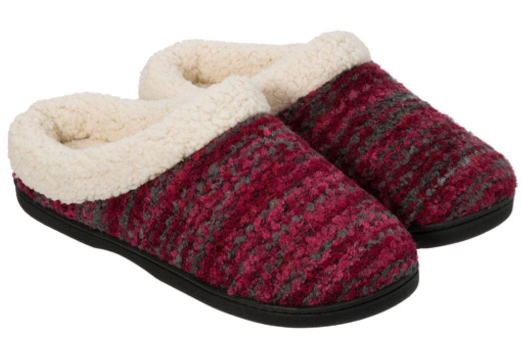 dearfoam womens memory foam slippers