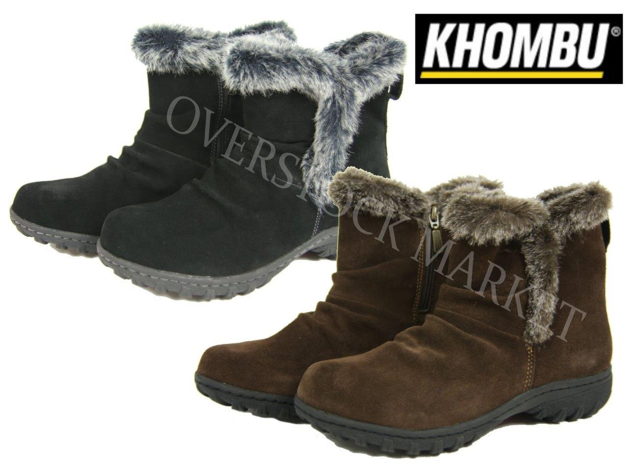 khombu black suede boots