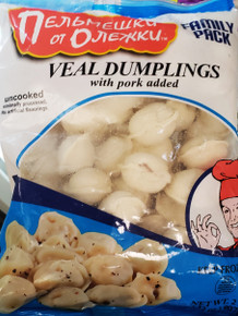 Dumplings by "Пельмешки от Олежки" with Veal 2 LBs pack