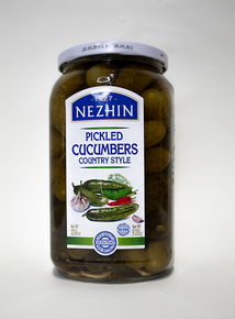 Nezhin Pickled Cucumbers Country Style  (920g)