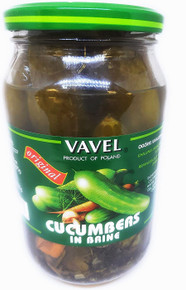 Vavel Cucumbers in Brine (870g)