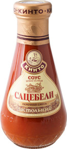 Kinto "Spicy hot sauce Satsebeli" (300 g)