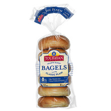 Toufayan Bagels, Classic Plain (567g)