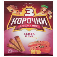 «3 Корочки», Rusks Salmon & Cheese (100g)
