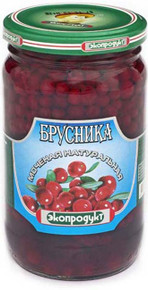 Eco-product, Lingonberry Soaked Natural (340g)