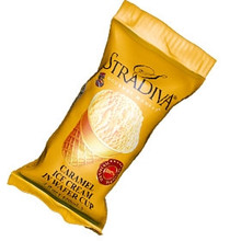 Stradiva, Caramel Ice Cream in Wafer Cup