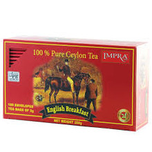 Impra, English Breakfast Black Tea (100 Tea Bags)