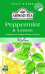 Ahmad, Peppermint & Lemon Herbal Tea (20 Tea Bags)
