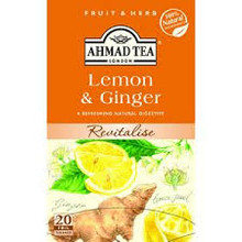 Ahmad, Lemon & Ginger Herbal Tea (20 Tea Bags)