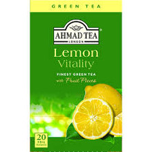 Ahmad, Lemon Vitality Green Tea (20 Tea Bags)
