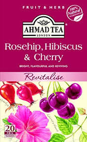 Ahmad, Rosehip, Cherry & Hibiscus Herbal Tea (20 Tea Bags)