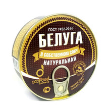 Ecofood Armenia, Beluga Sturgeon in Own Juice Natural (240g)