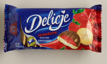 Delicje with Strawberry