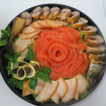 Smocked Mackerel , Lox and Butterfish Tray